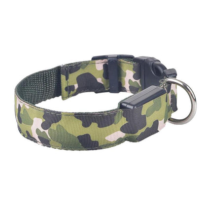 Camouflage luminous collar