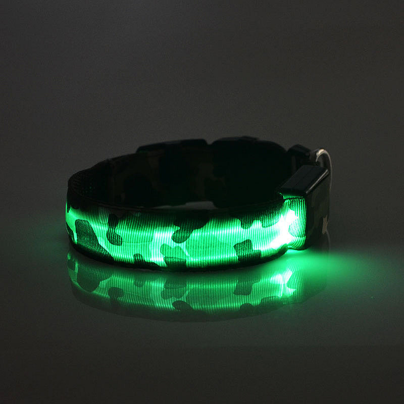 Camouflage luminous collar