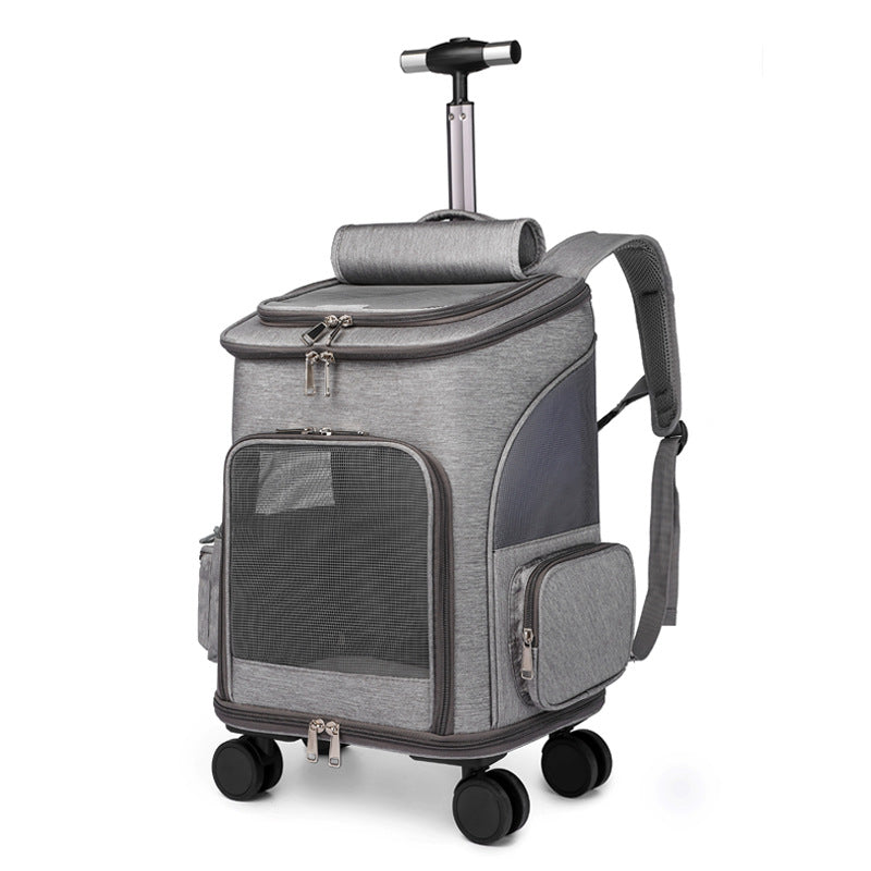 Portable Folding Trolley Backpack