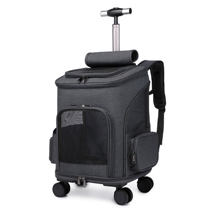 Portable Folding Trolley Backpack