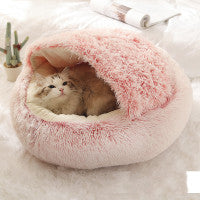 Fluffy cat bed