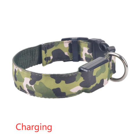 Camouflage luminous collar