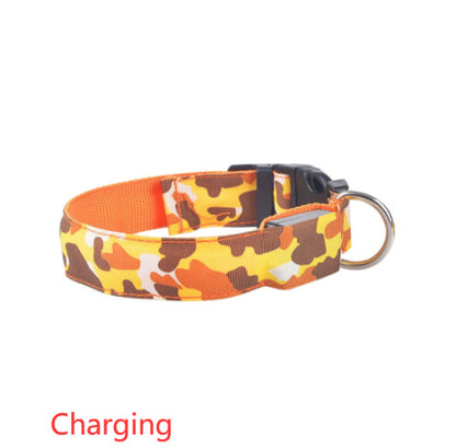 Camouflage luminous collar