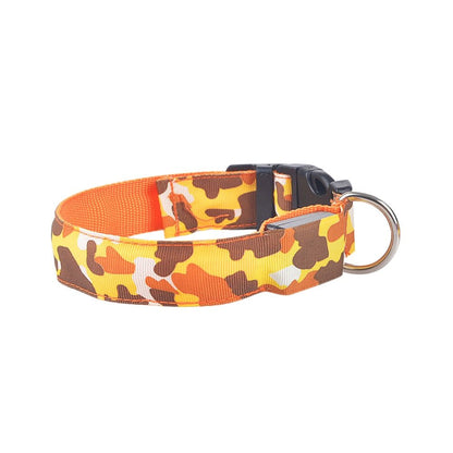 Camouflage luminous collar