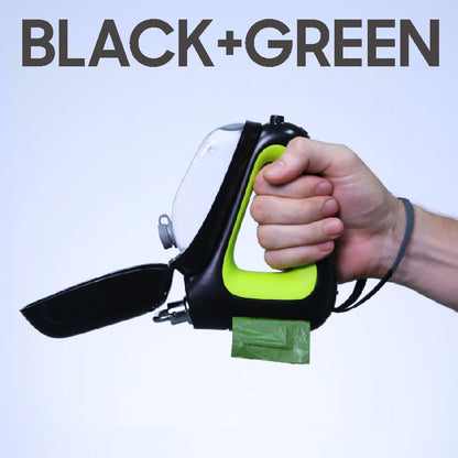 Leash With Integrated Dispenser & Poop Bags