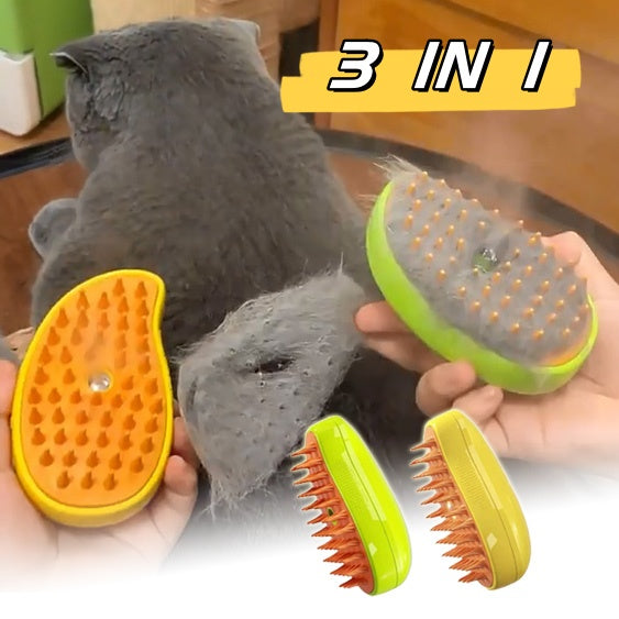 Cat steam brush