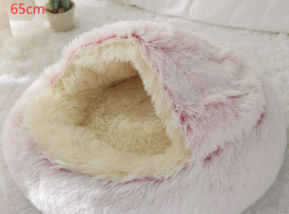 Fluffy cat bed