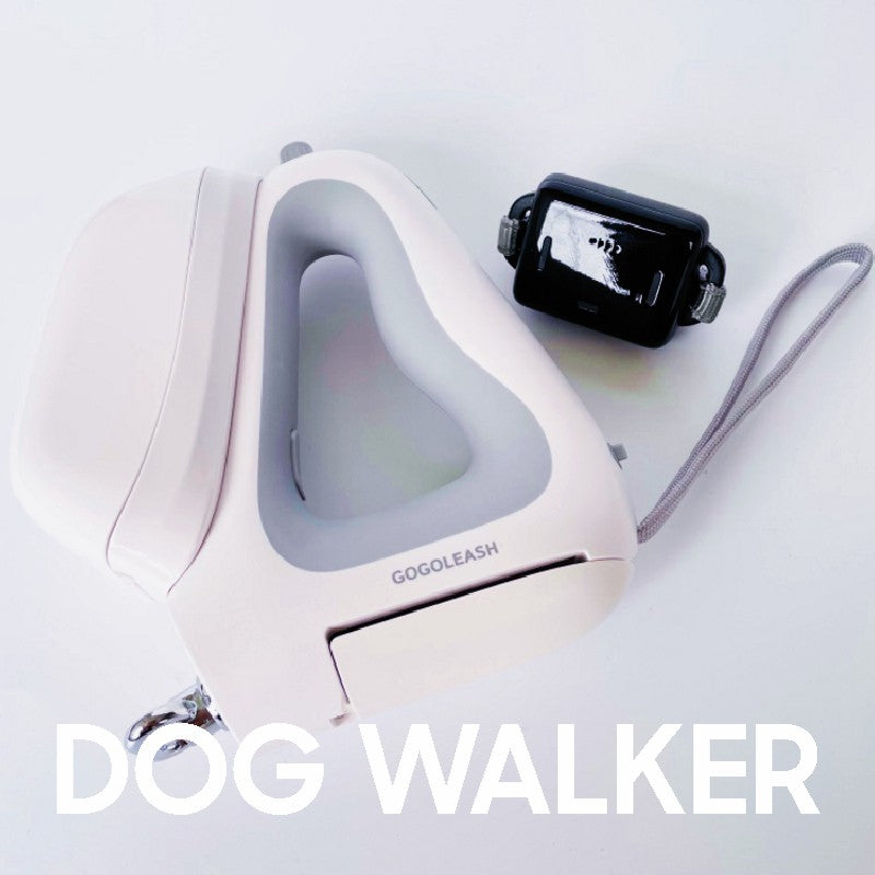 Leash With Integrated Dispenser & Poop Bags